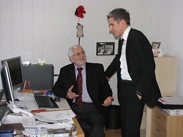 Außendienst - Francesco Porcarelli (links) und Claudio Porcarelli (rechts)